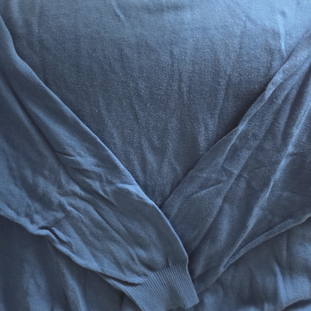 Blue Long-Sleeve Sweater